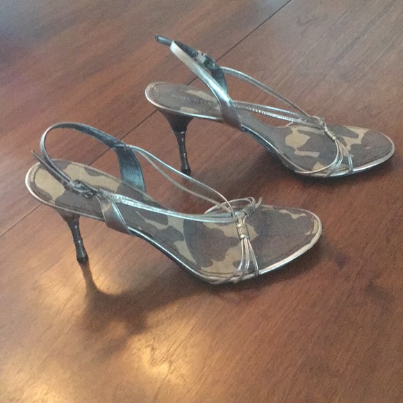 NEW Nine West Silver Strappy Heels ❤️👡❤️ - Picture 5 of 7